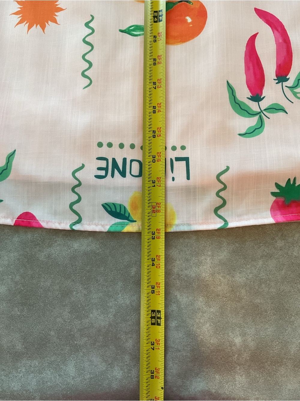 Petal + Pup Fruit Print Mini Dress M Pink Limone Italian Summer NWOT - Picture 8 of 8